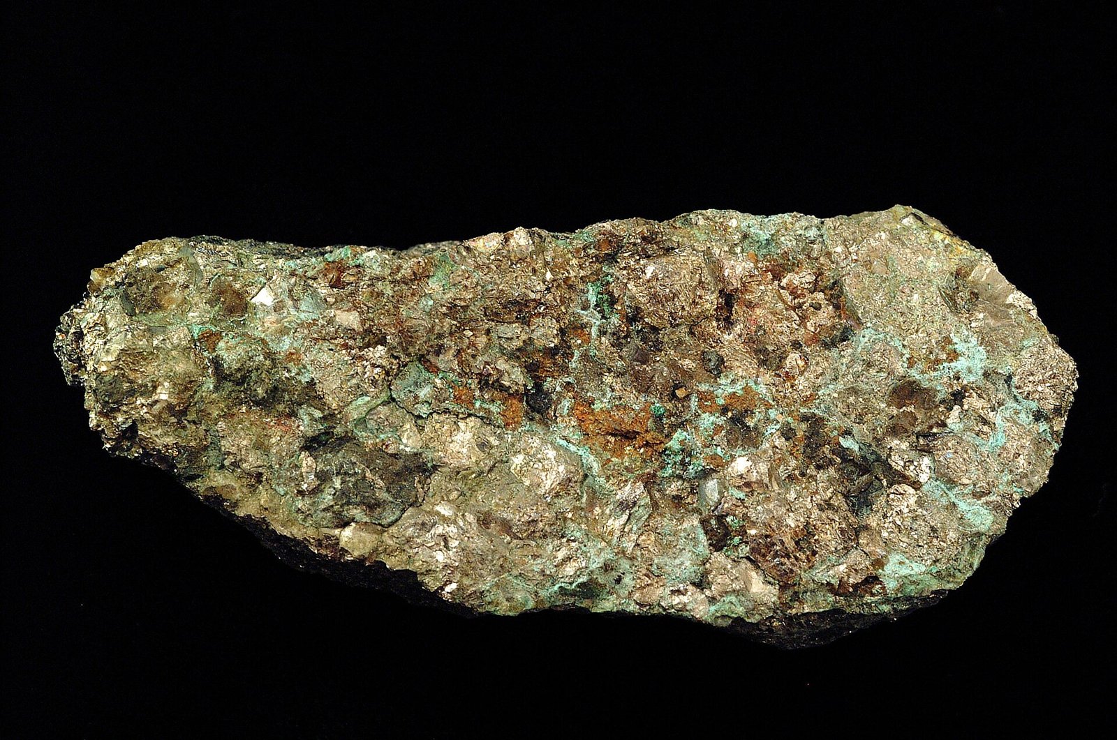 Cobaltite-bearing rock specimen (illustrative)